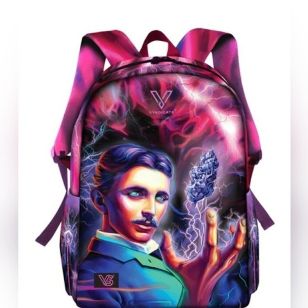 VSyndicate's High Voltage Stash Backpack - Nikola Tesla & the Power of Cannabis